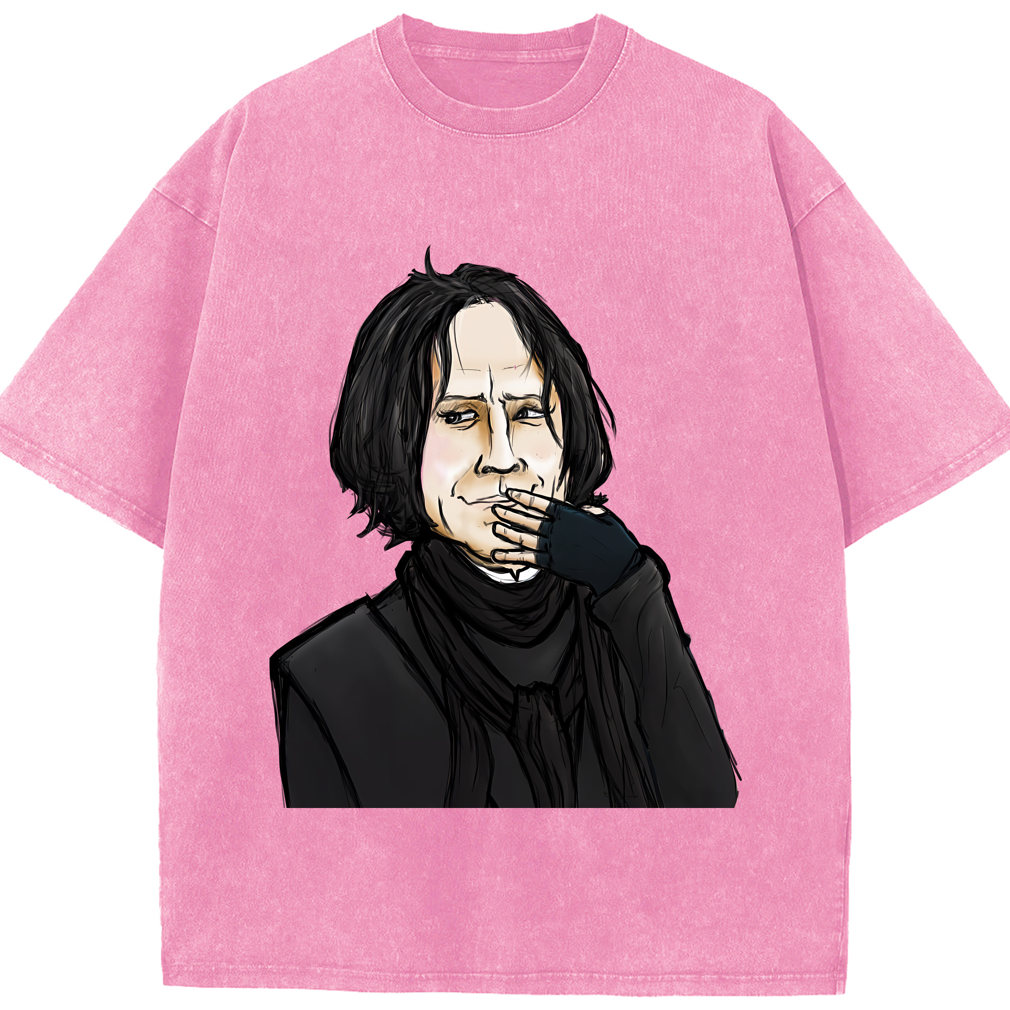 （画像用） Harry Potter ハリー・ポッターシリーズ 綿100% ヴィンテージ風 半袖Tシャツ（フロントプリント）